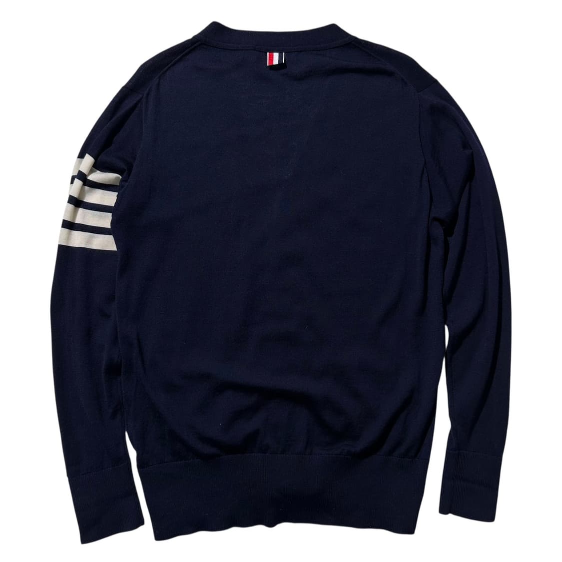 톰브라운 사선완장 메리노울 니트 가디건 상품이미지4