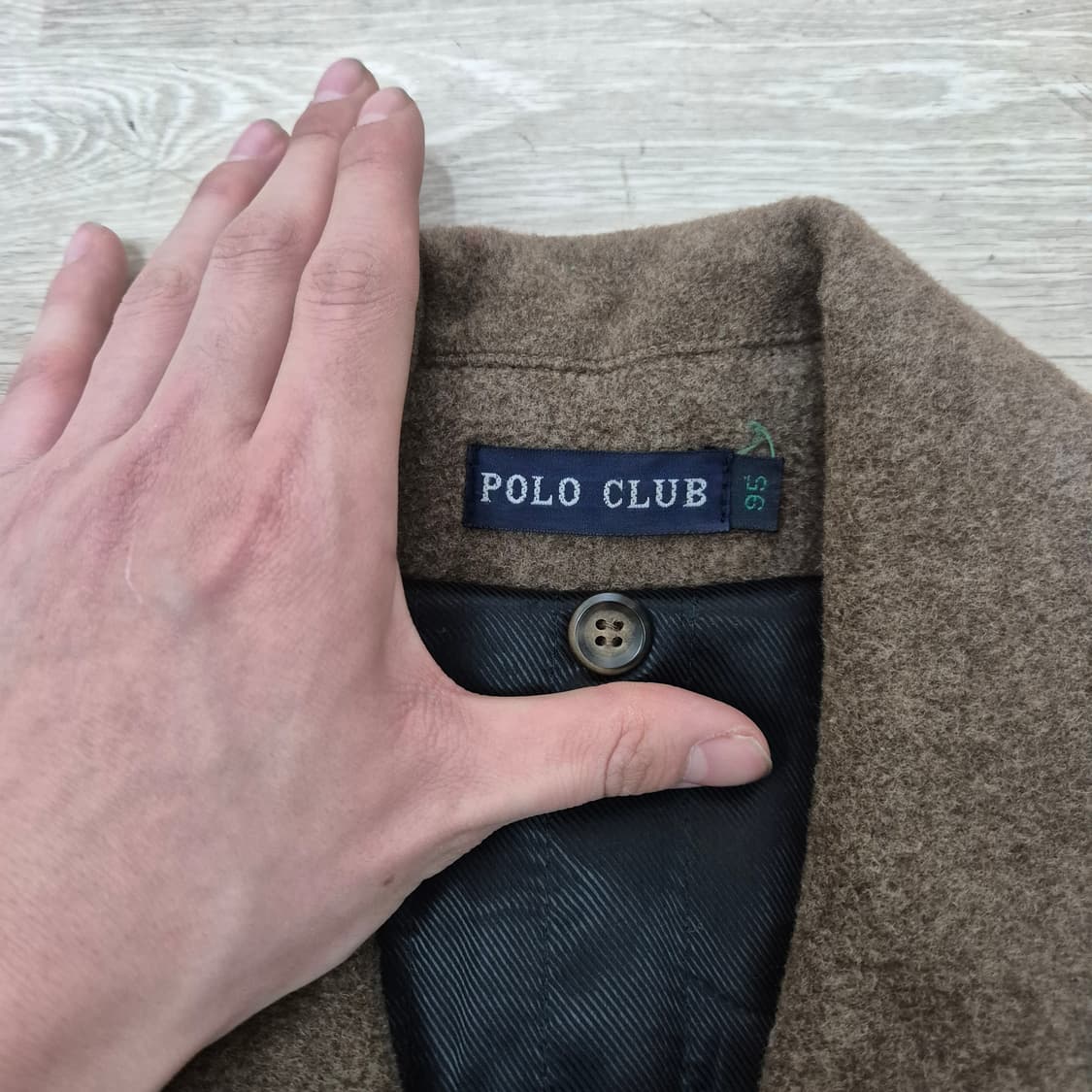 폴로 클럽 모직 싱글 맥코트 M(95) 상품이미지5