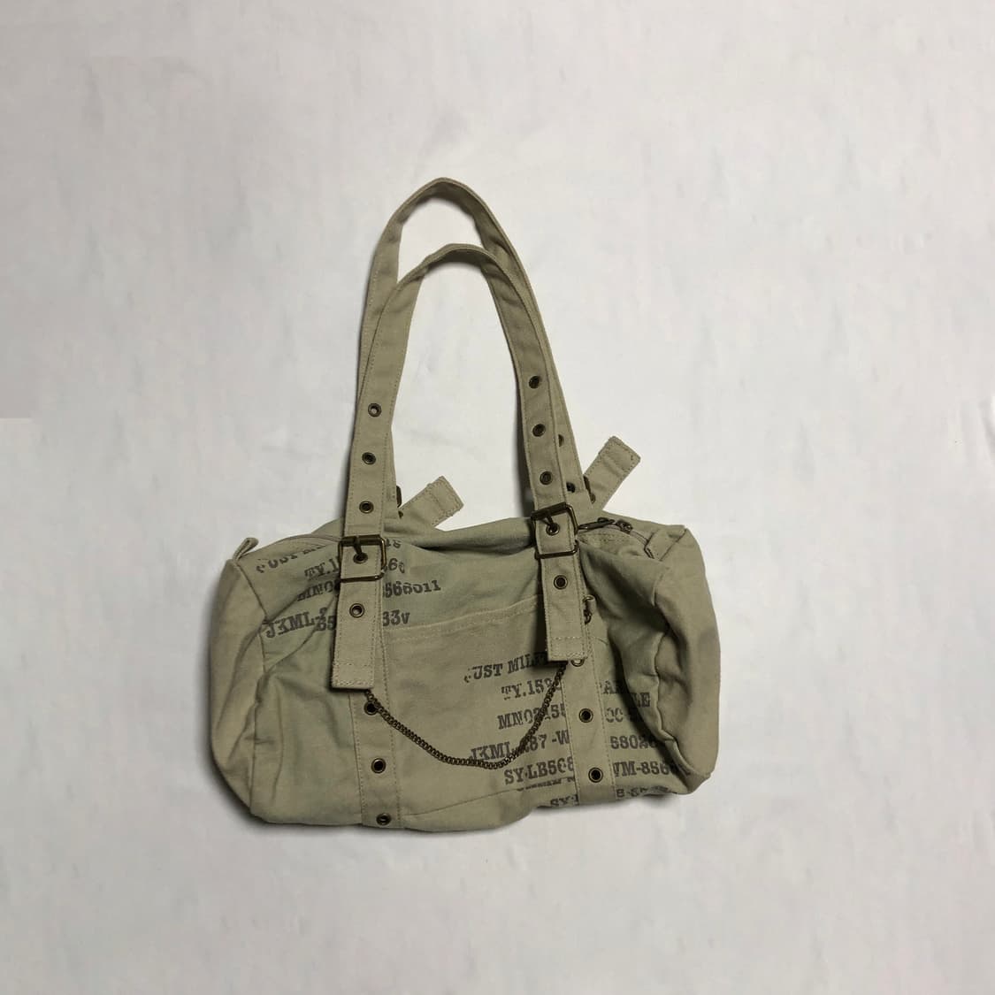 밀리터리 레터링 숄더백  상품이미지1