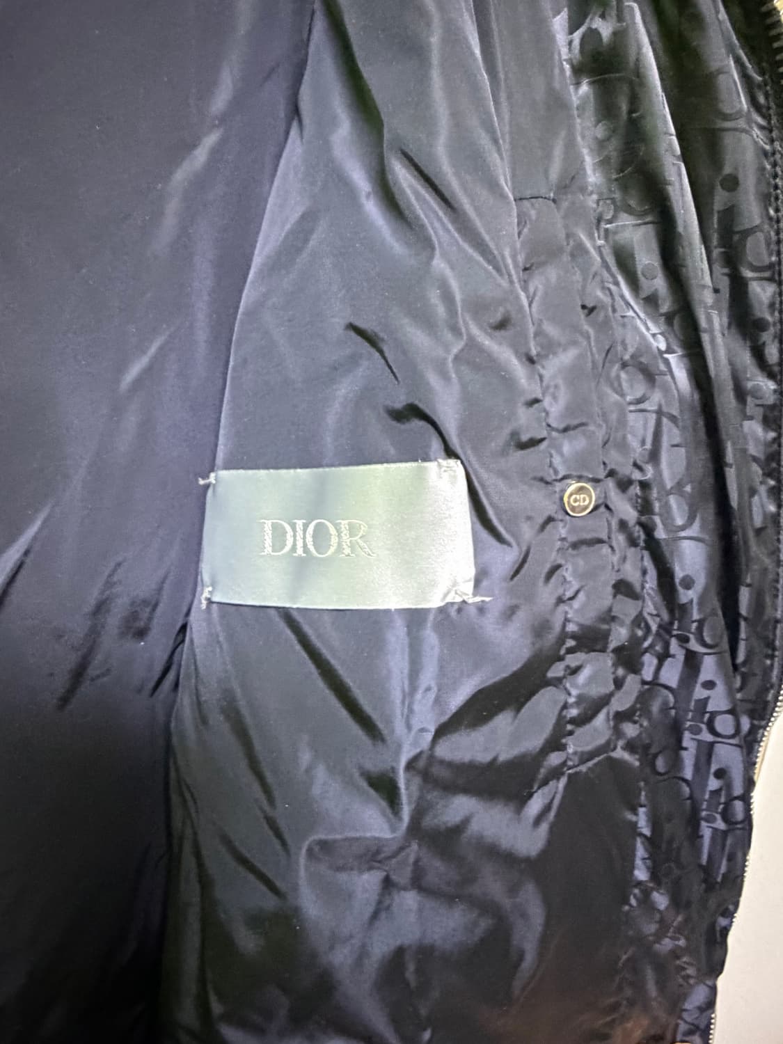 [50] 디올 오블리크 패딩 블랙 상품이미지6