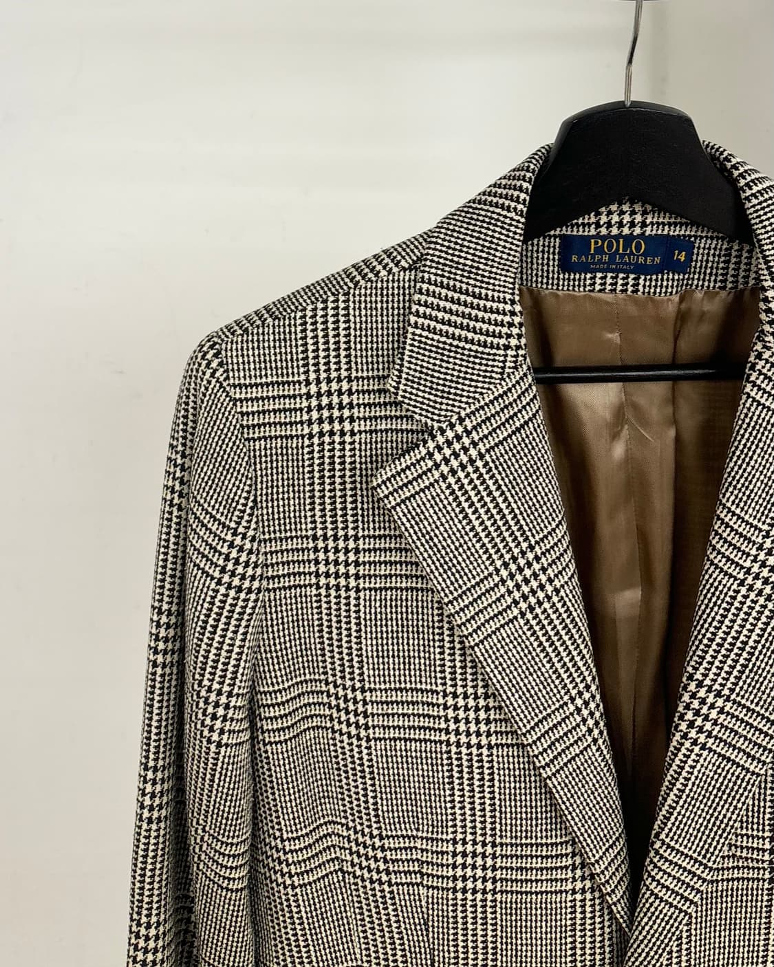 폴로 랄프로렌 브라운 하운드투스 체크 자켓 상품이미지3