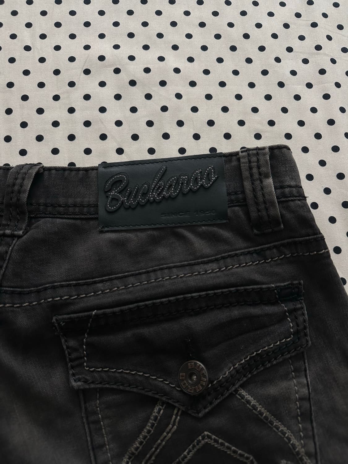 버커루 흑청 데님팬츠 상품이미지6