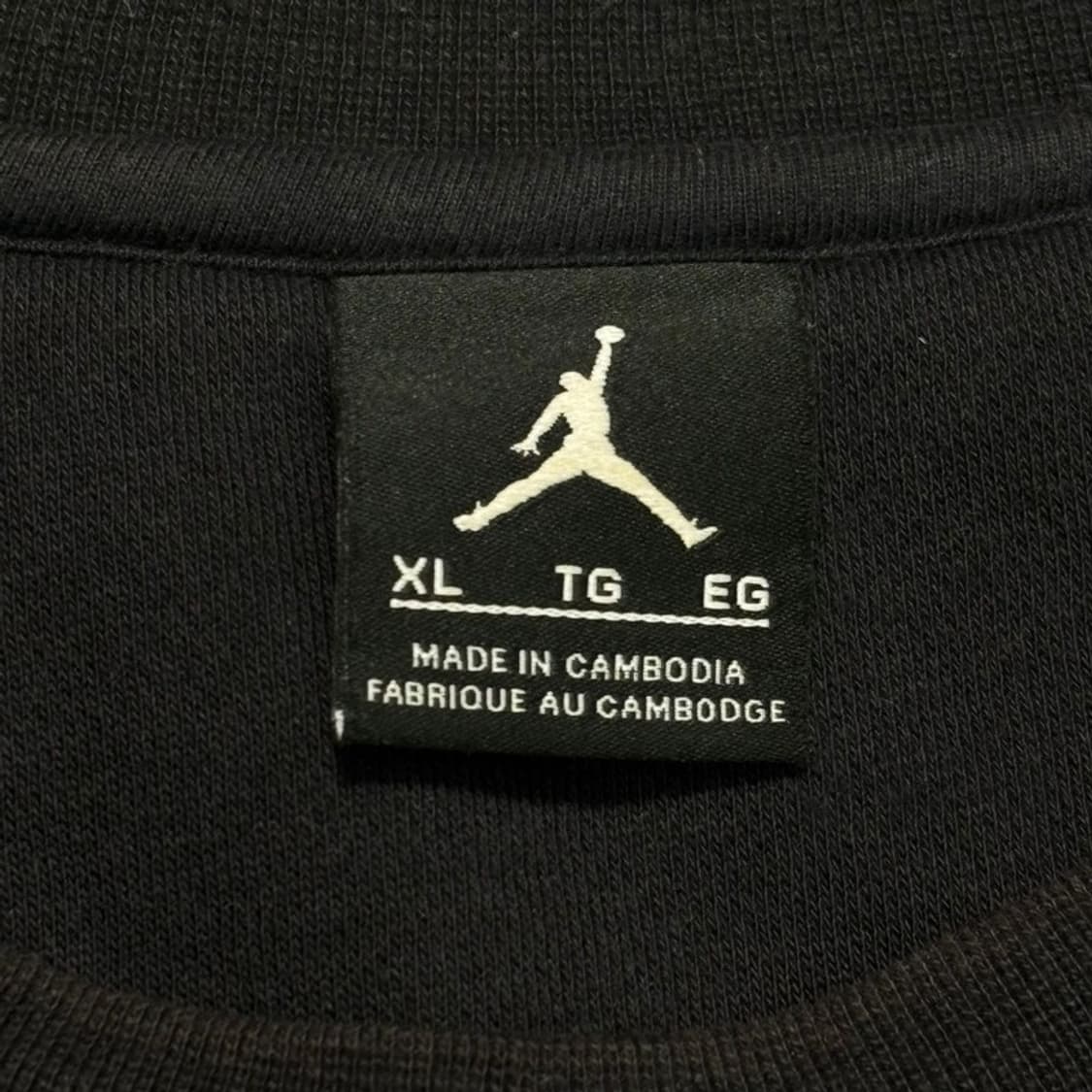 NIKE 조던 맨투맨 블랙 XL 상품이미지4