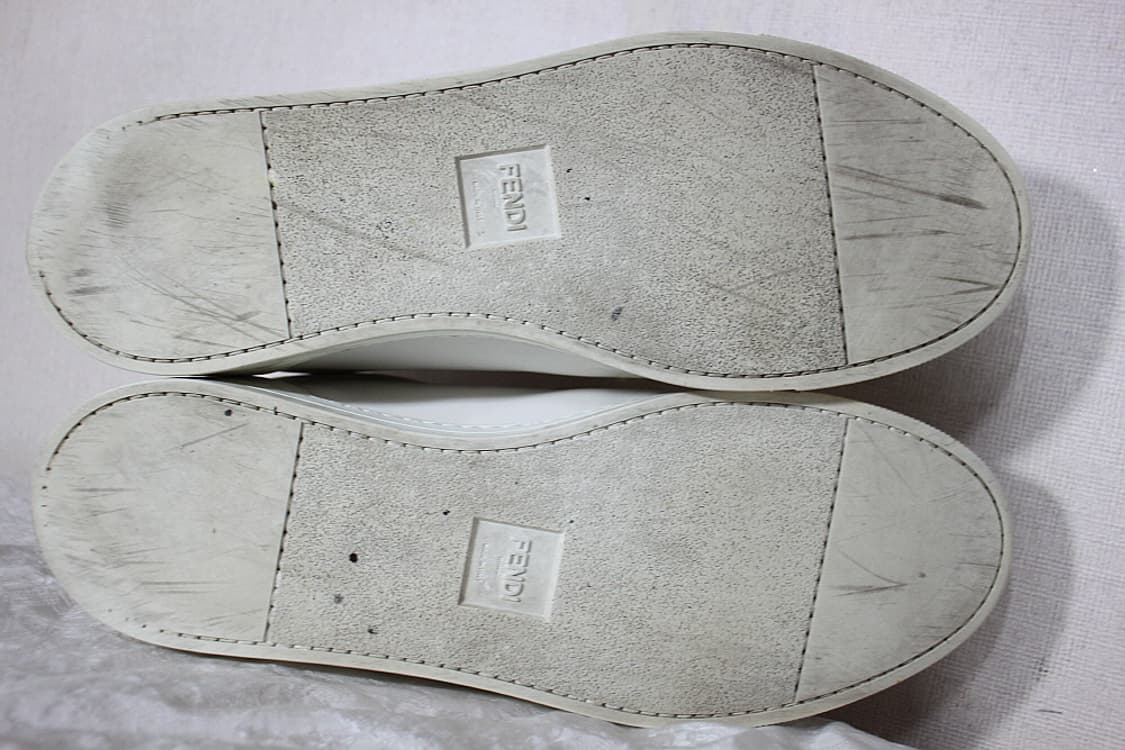 Fendi 팬디 가죽 화이트 스니커즈 10 상품이미지5