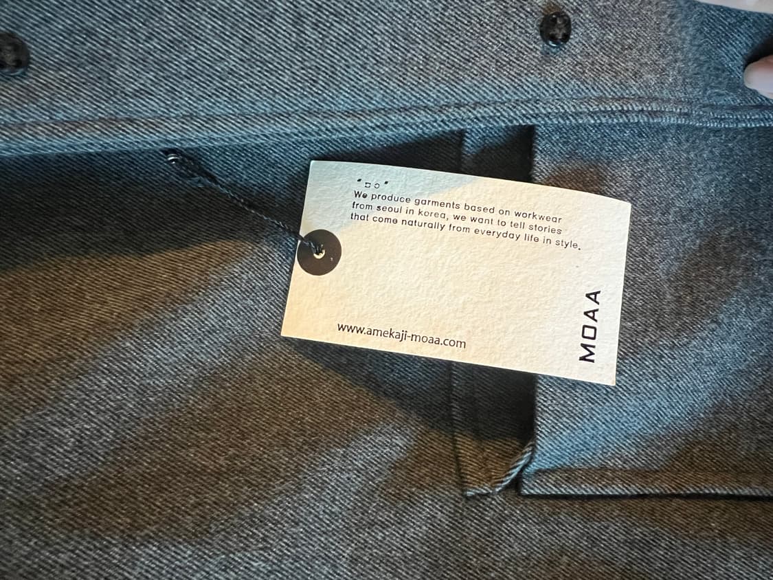 Moaa 그레이 셋업 미시착 상품이미지4