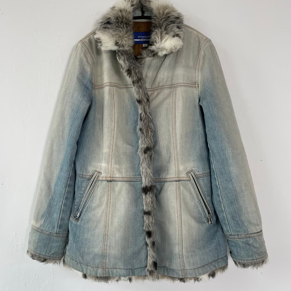 버버리 데님 퍼 자켓 상품이미지5