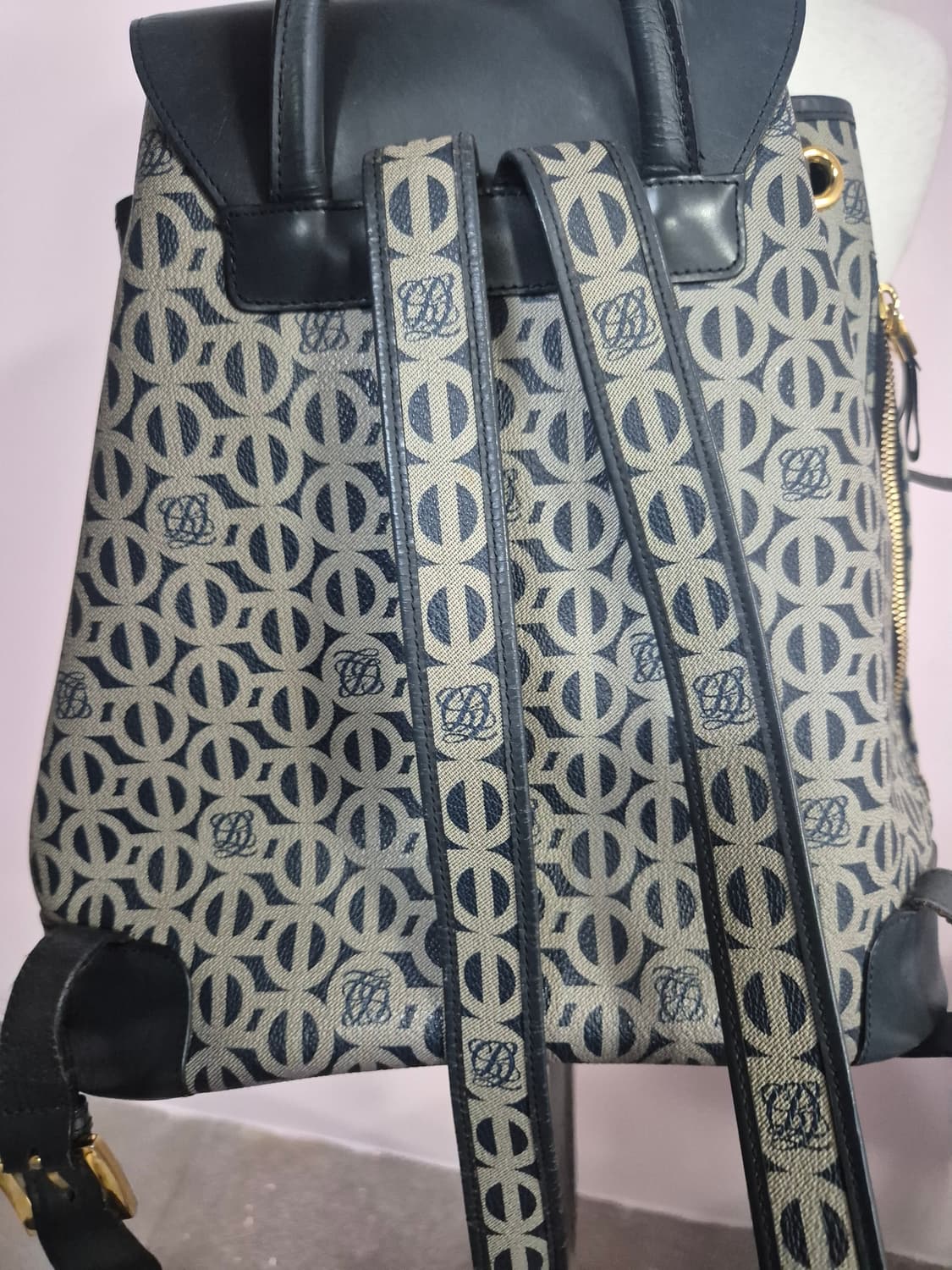 루이까또즈 패턴 백팩 가방 상품이미지2