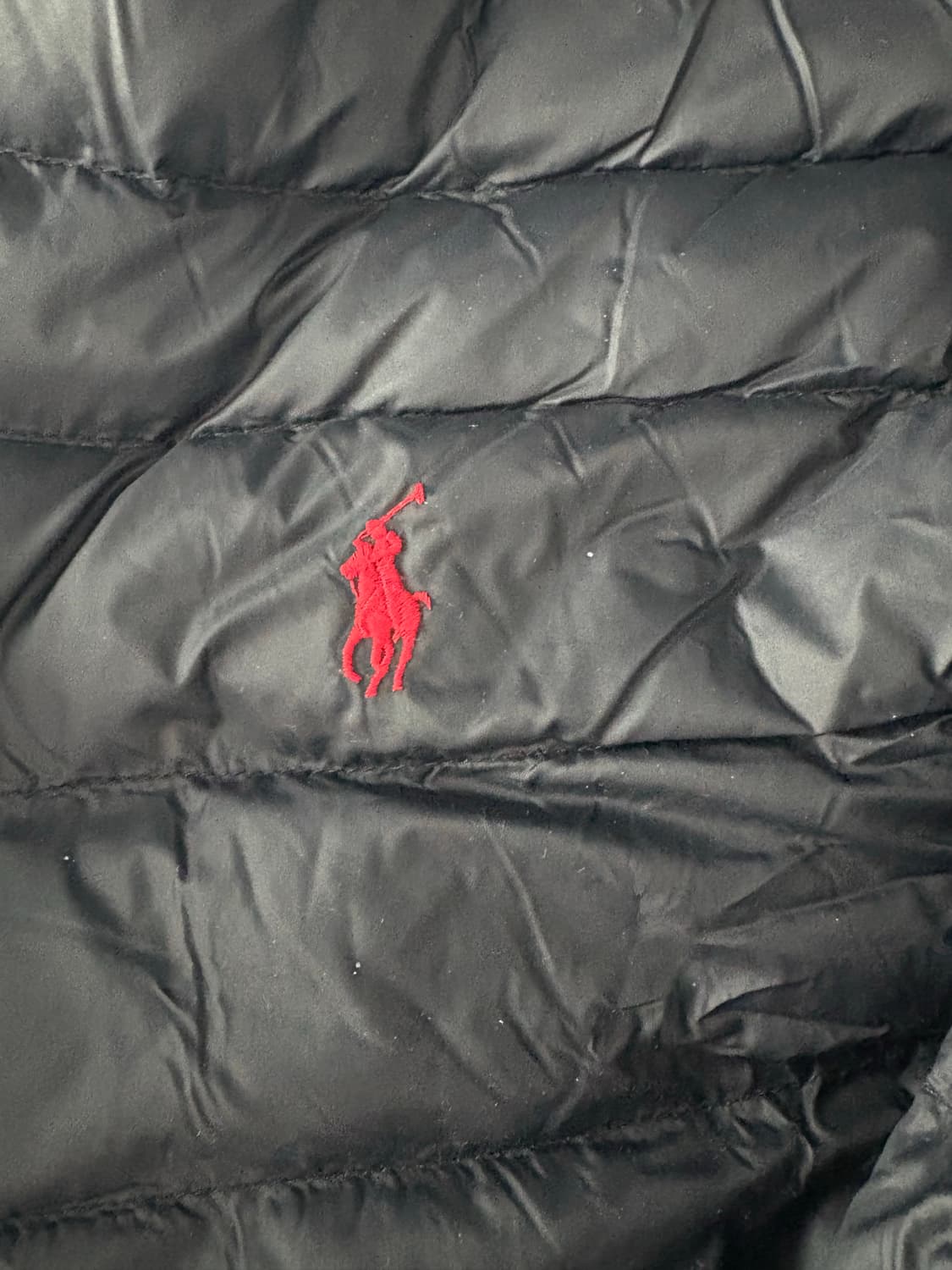 [급처] 폴로 랄프로렌 패커블 경량패딩 블랙m 상품이미지2