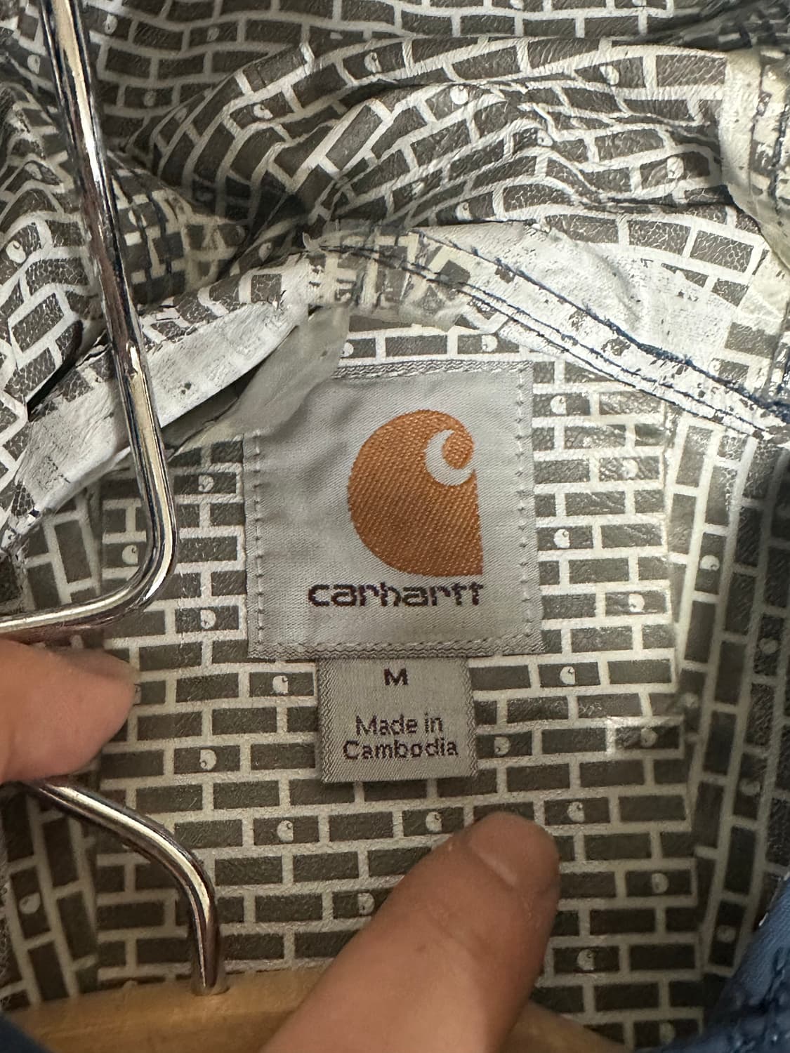 칼하트 카모 자켓 바람막이 상품이미지4