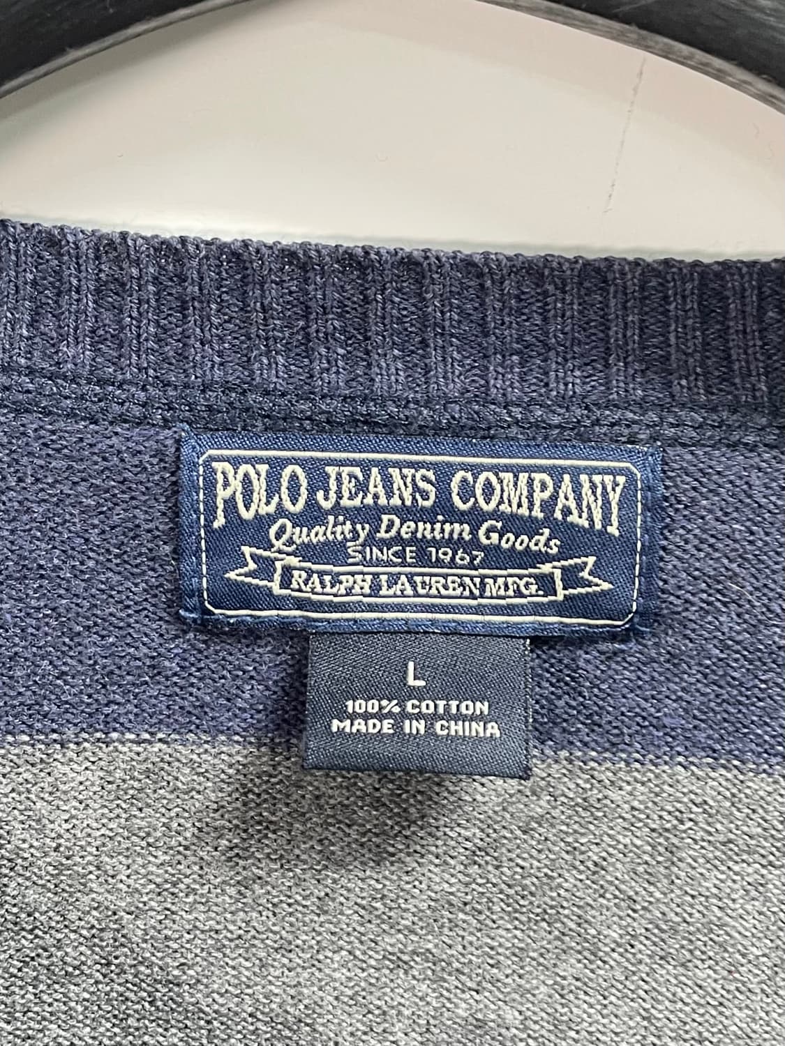 폴로 진스 스트라이프 니트 (on.422)   상품이미지4