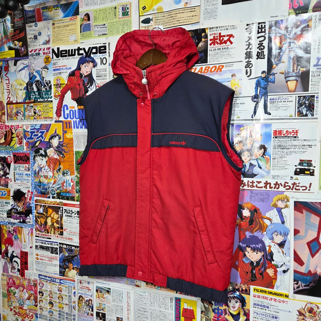  90'S 아디다스 데상트 일본판 패디드 베스트 상품이미지2