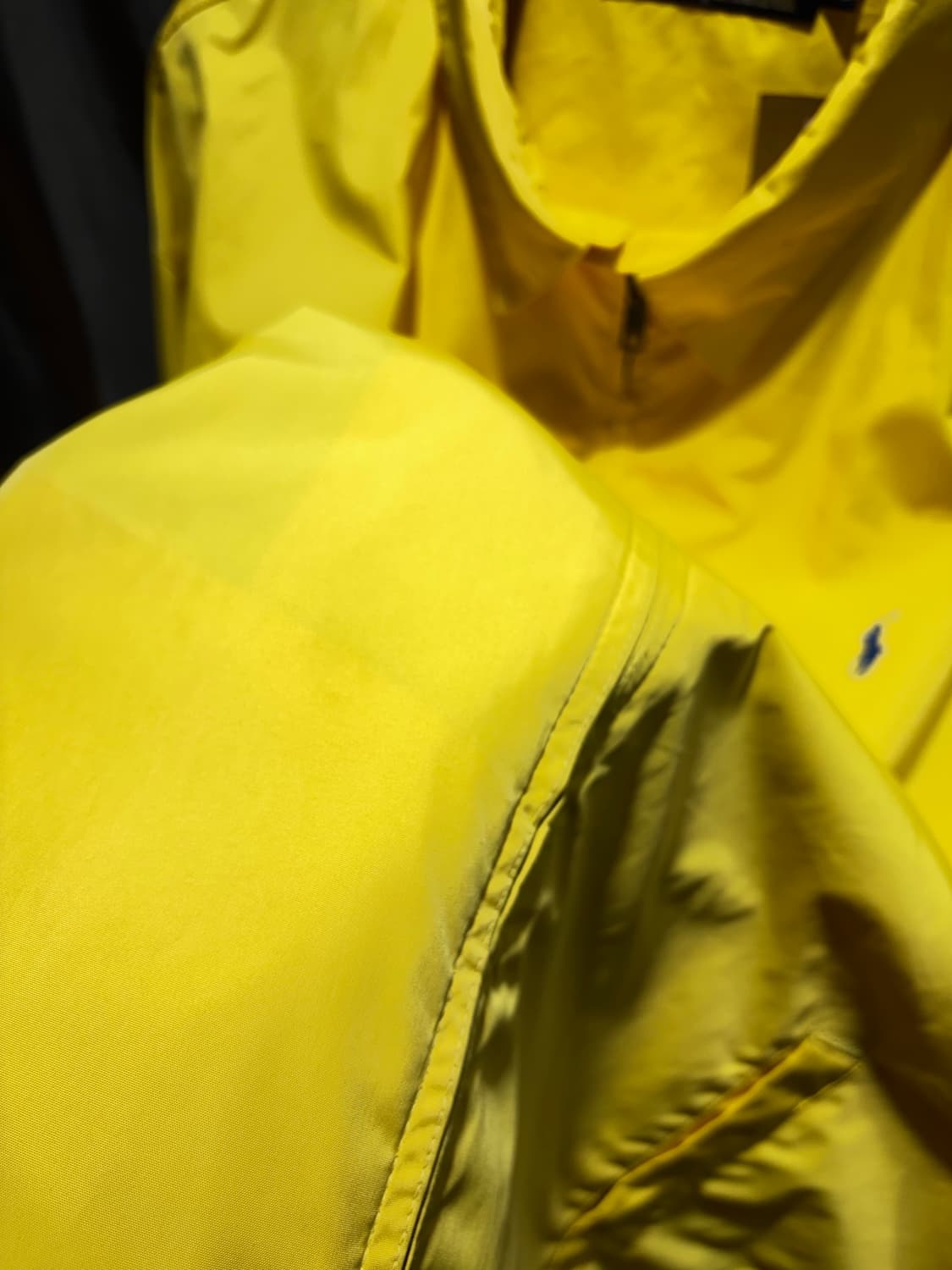 L 폴로랄프로렌 옐로우 나일론 블루종 상품이미지7