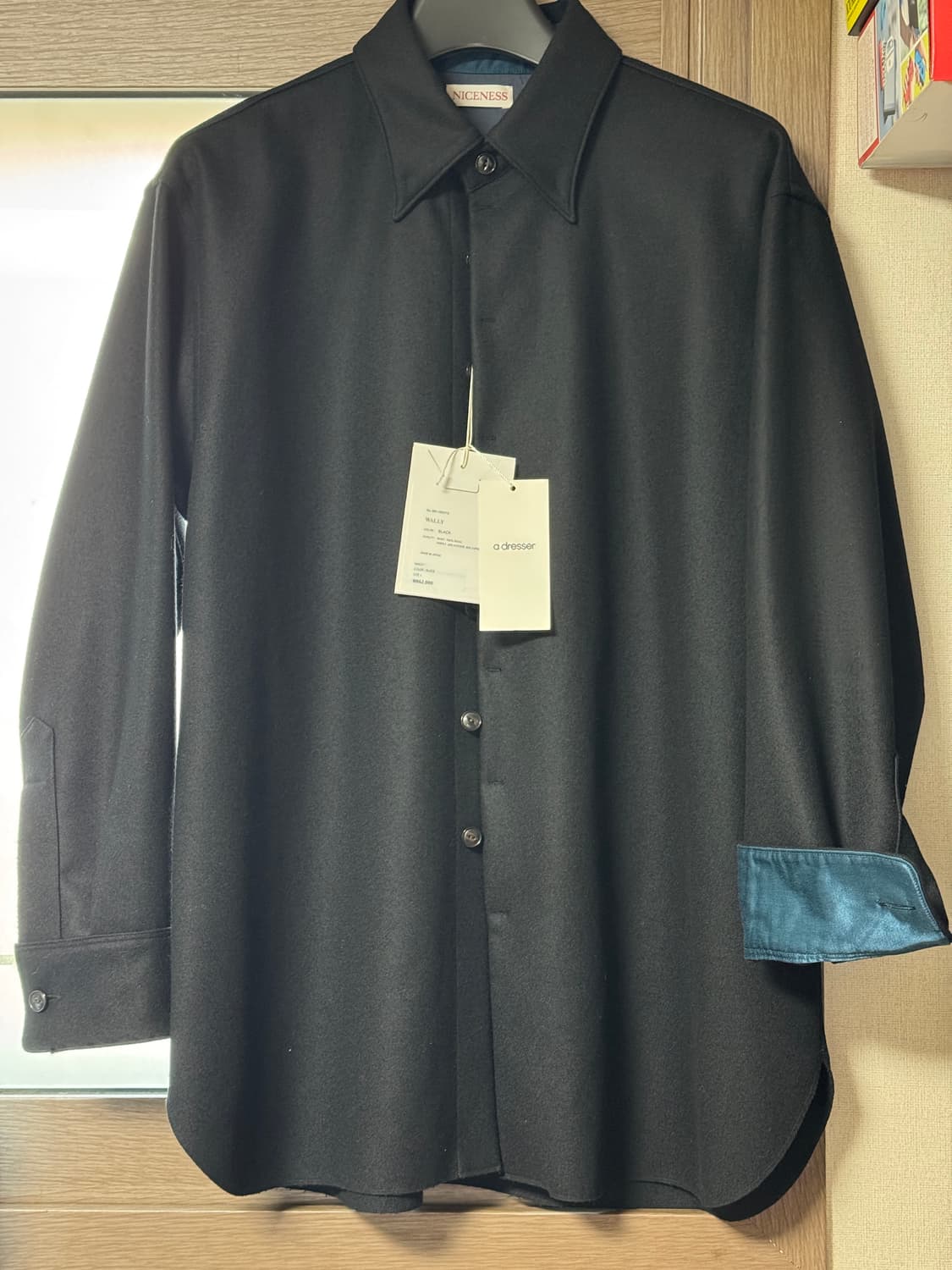 [L]나이스네스 WALLY 울 셔츠팝니다 상품이미지2