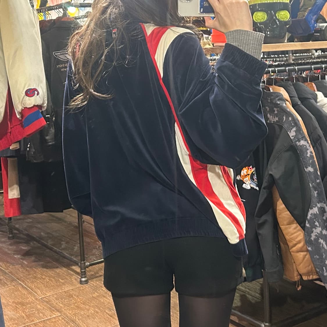 [HI] 휠라 FILA 벨벳져지 네이비 상품이미지5