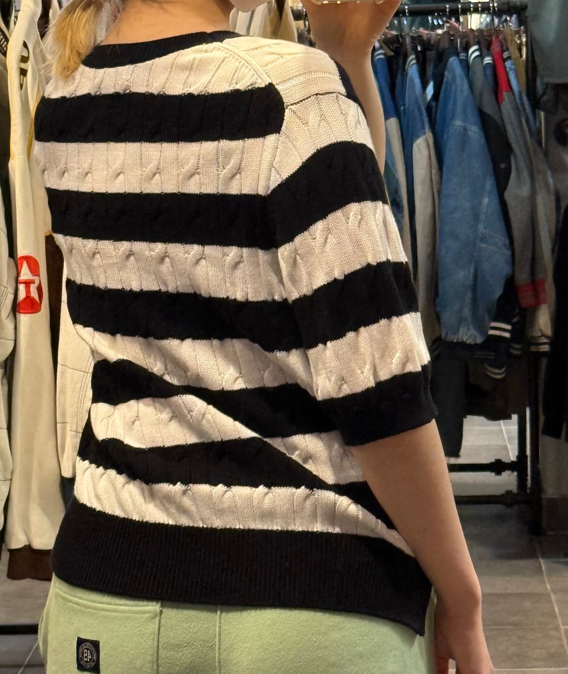 [NO.9] 폴로 스트라이프 반팔 니트 상품이미지6