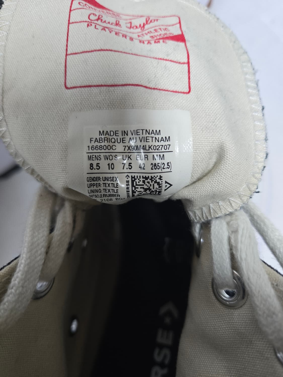 컨버스 런스타 하이크 블랙 265mm 상품이미지6