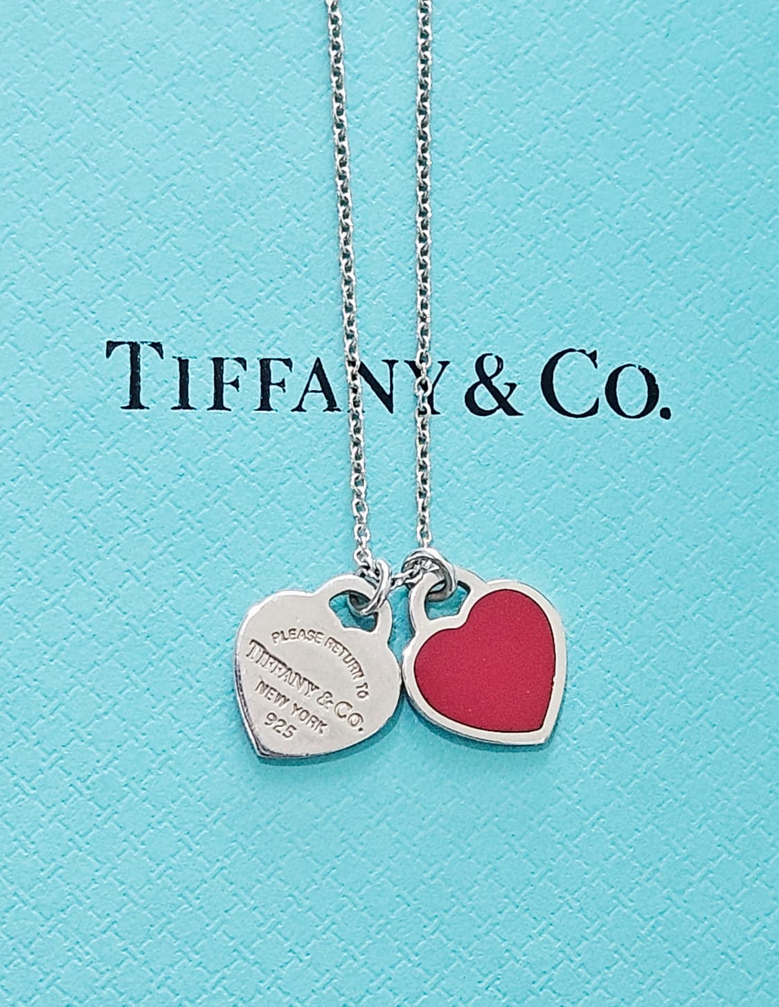 티파니앤코 리턴투 더블하트 미니 레드 목걸이[정품/영수증포함풀구성] 상품이미지1