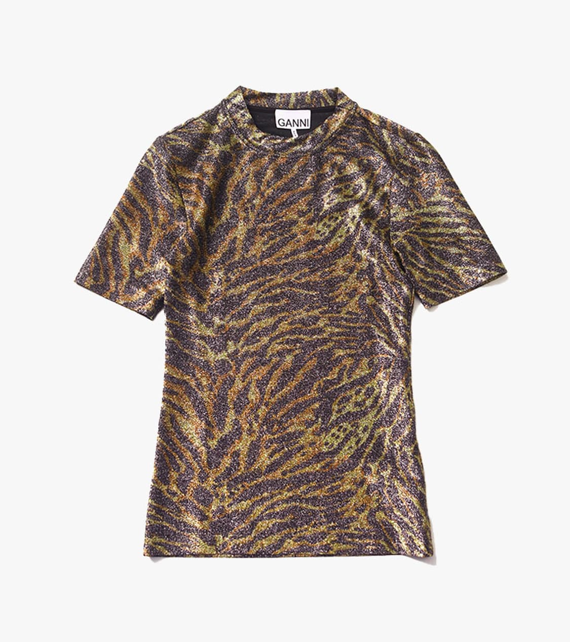GANNI - LEOPARD PATTERN T SHIRT 상품이미지1