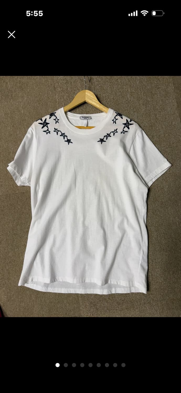 발렌티노 스타 반팔 크루넥 티셔츠 xl  상품이미지1