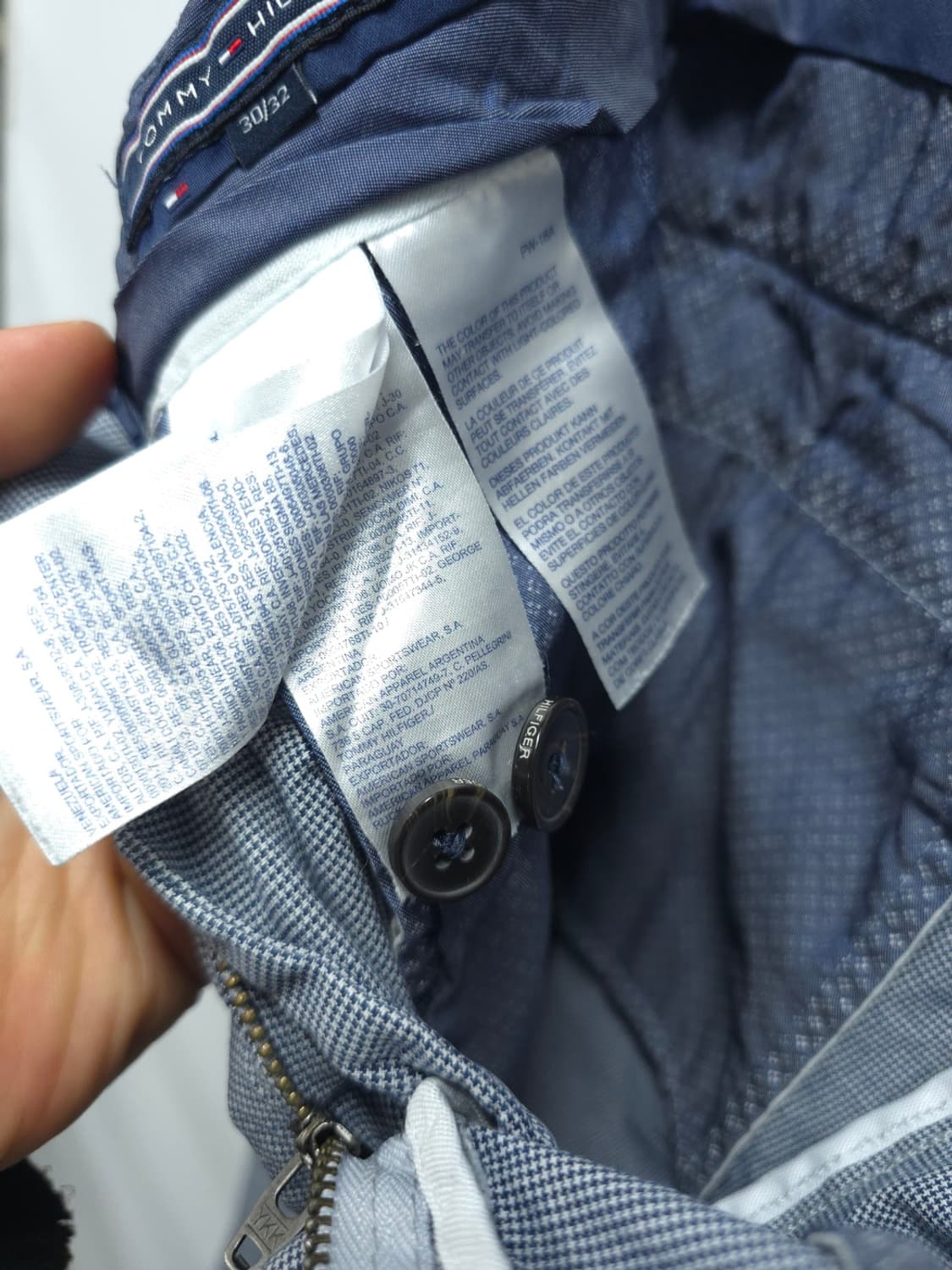 타미힐피거 남성 하운드투스 체크 패턴 치노 팬츠(30) 상품이미지10