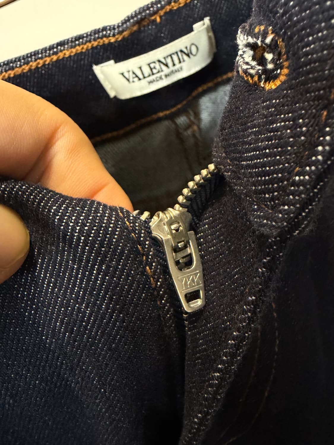 (27) Valention 발렌티노 생지 부츠컷 데님팬츠 상품이미지5