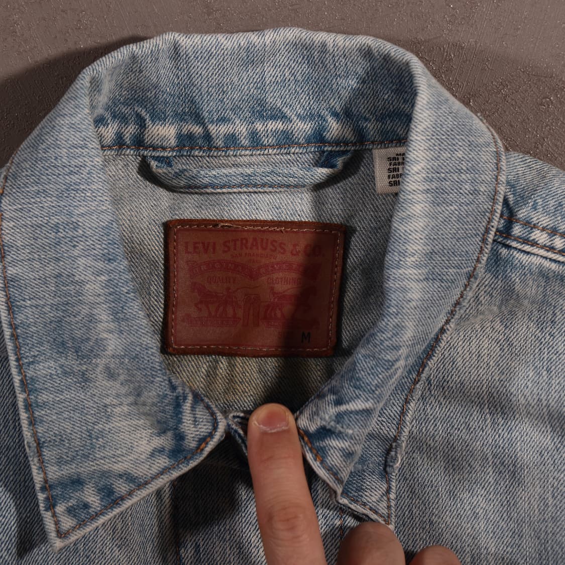 리바이스 연청 데님자켓 상품이미지3