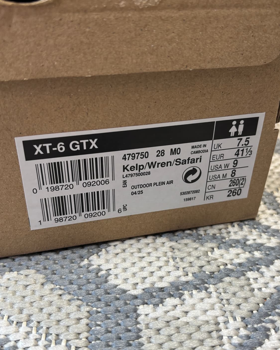 (260) 살로몬 XT-6 GTX 고어텍스 켈프 렌 사파리 상품이미지3