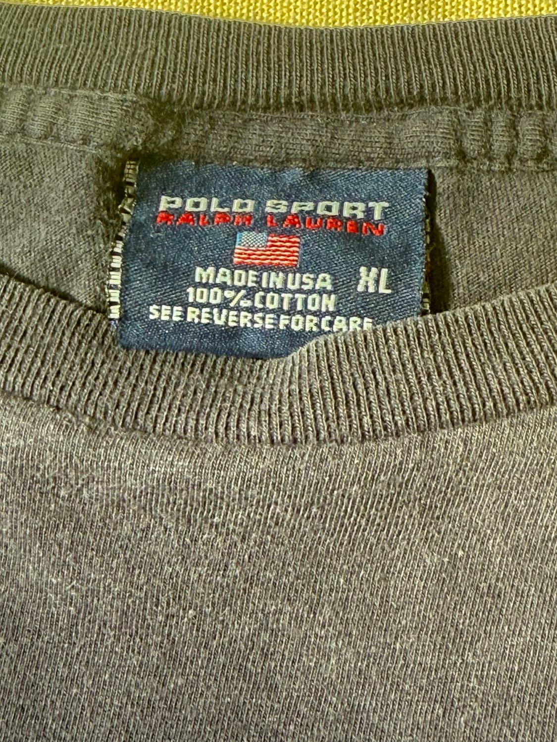 폴로 스포츠 성조기 로고 티셔츠 90s 상품이미지4