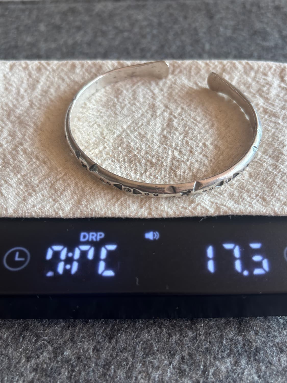 실버 오픈 뱅글 빈티지 팔찌 (새상품 / 17.5g) 상품이미지5