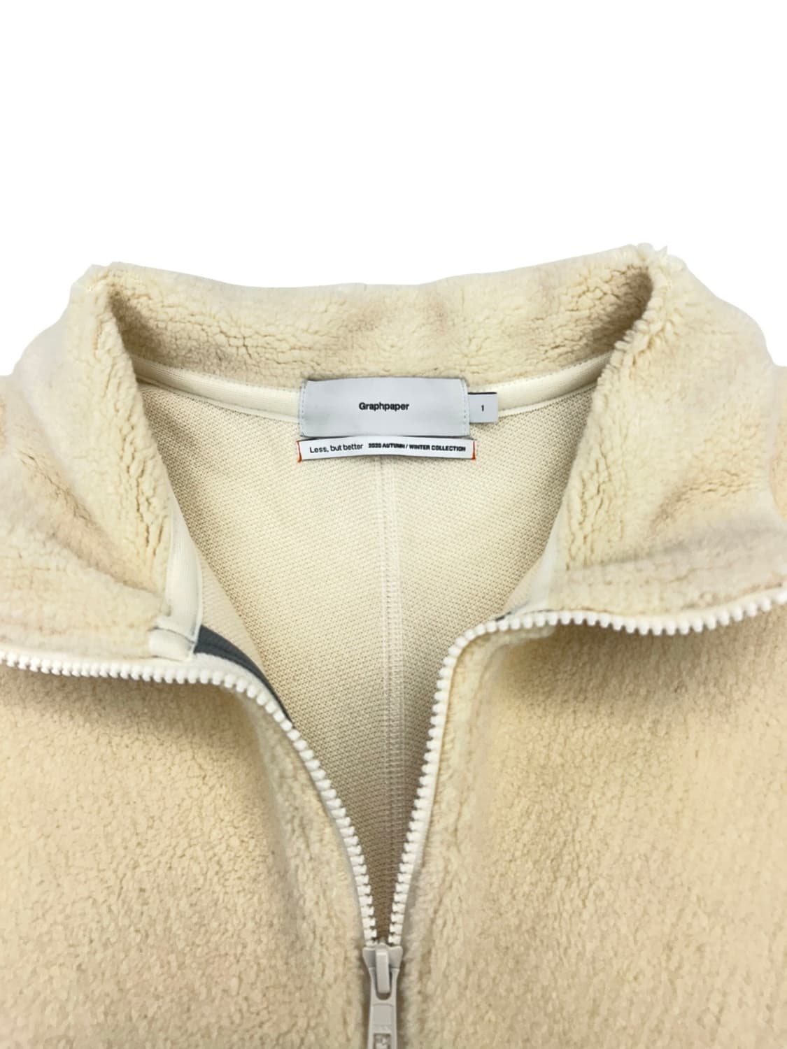 그라프페이퍼 2020aw 보아 플리스 자켓 상품이미지3