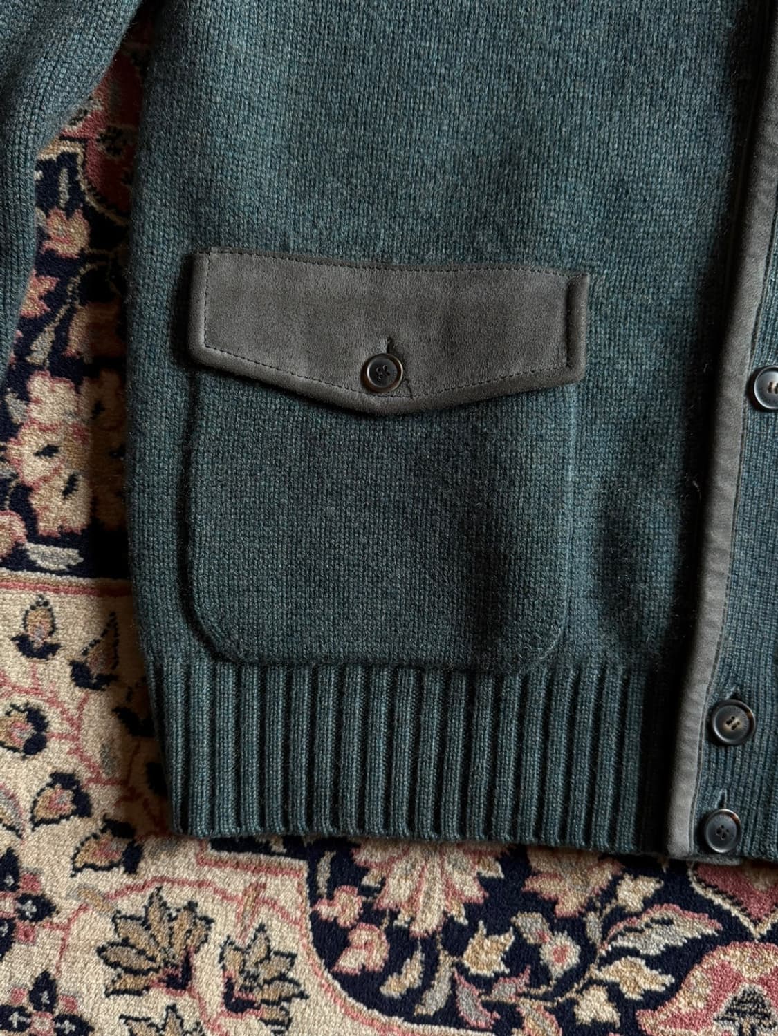 Loro Piana 로로피아나 캐시미어 스웨이드 가디건 105 상품이미지7