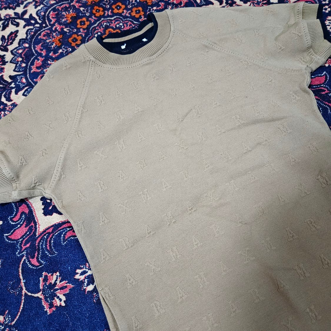 막스마라(MAXMARA) 양각 로고 니트 미니 원피스 36size 상품이미지2