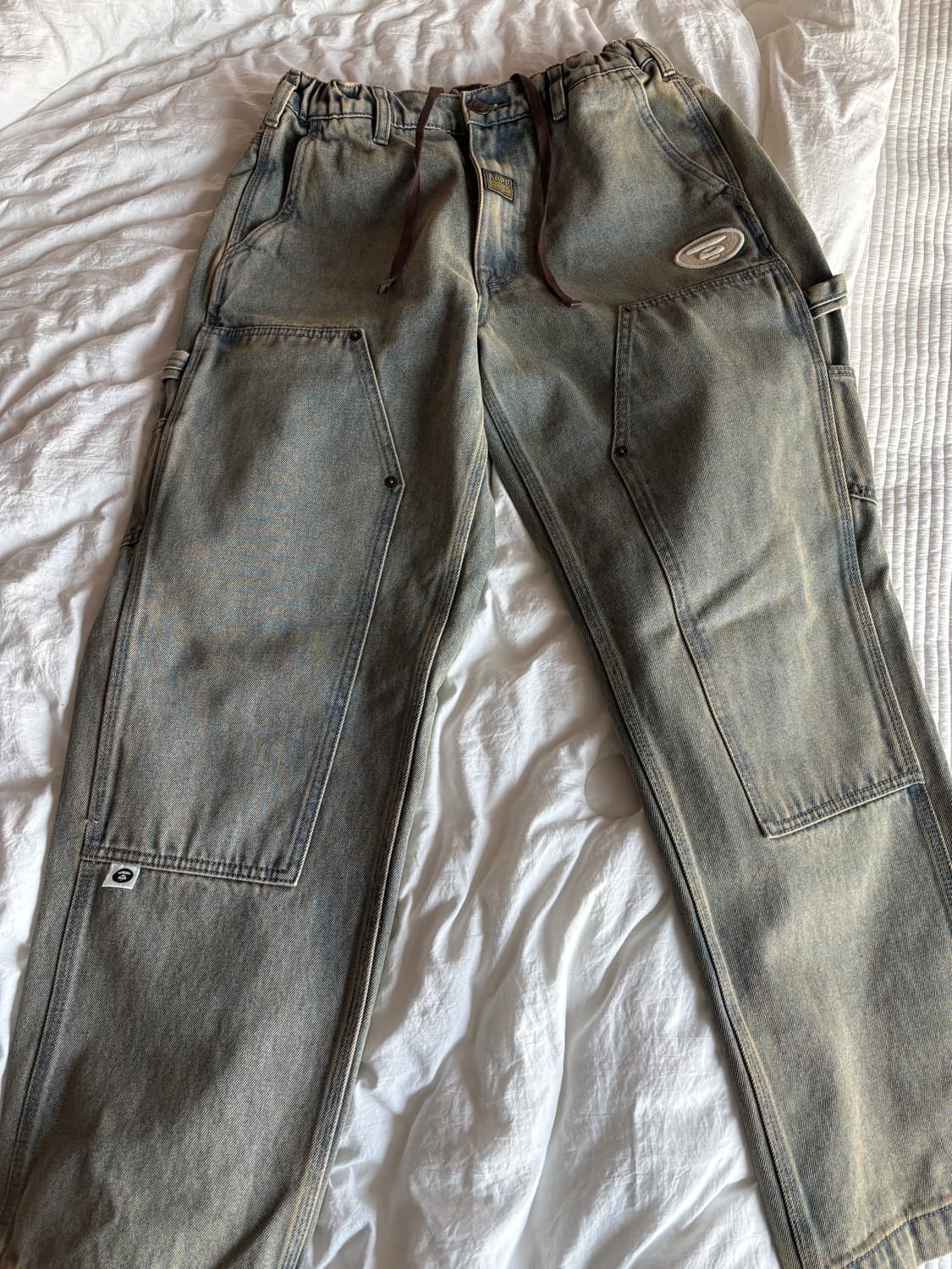 Aape 에이프 문페이스 워시드 데님 S사이즈 상품이미지2