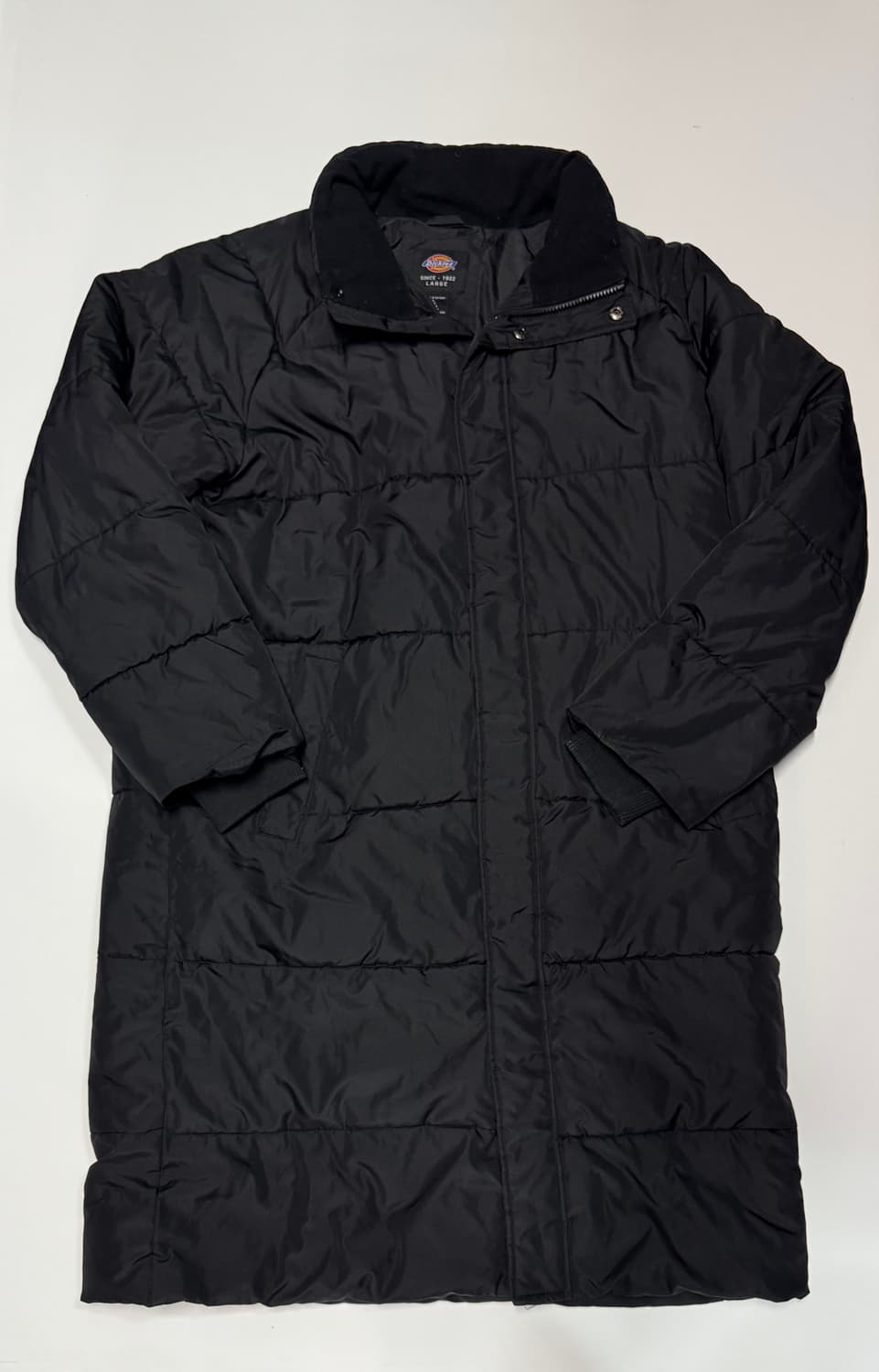 디키즈 Dickies 블랙 미니멀 롱 패딩 L 상품이미지1