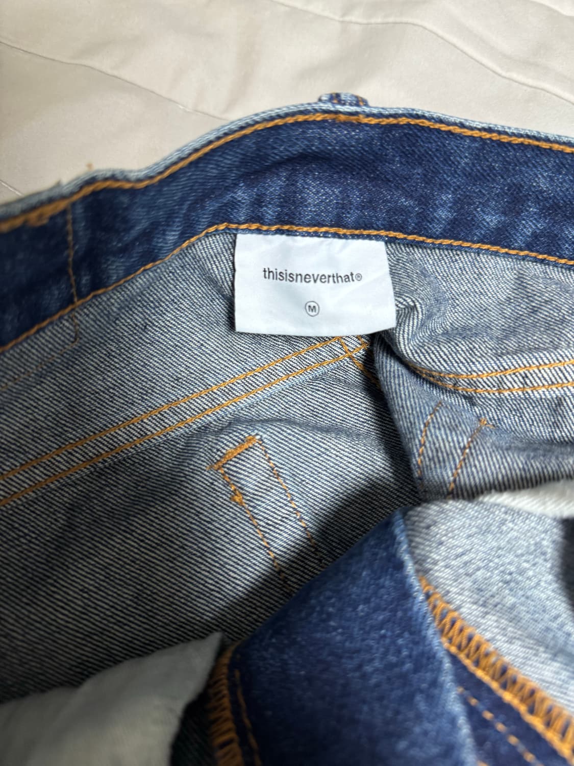 디스이즈네버댓 (FW23) Regular Jeans Blue 상품이미지4