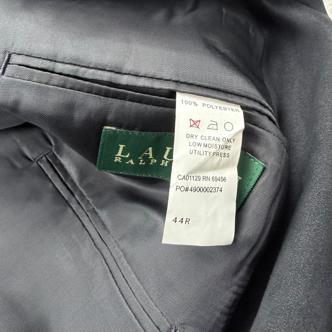 폴로 랄프로렌 벨벳재질 싱글 블레이저 (44R) 상품이미지8
