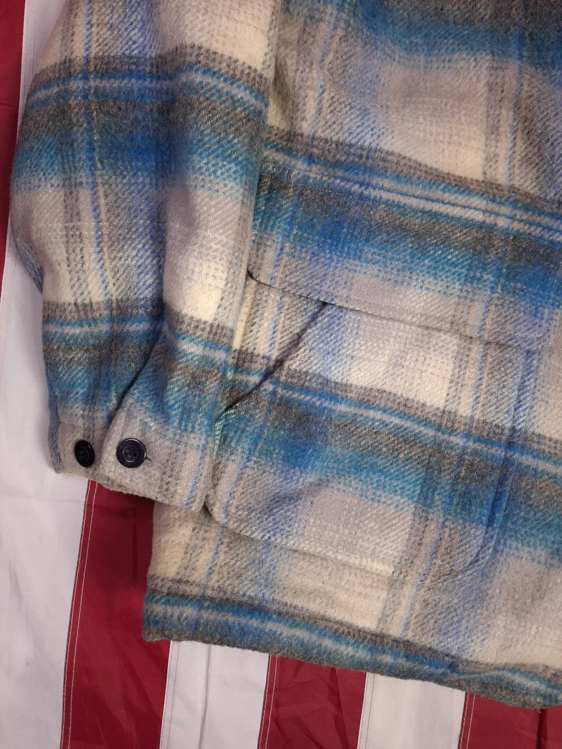 오리지날 일본판 Maceye 체크 울 자켓 상품이미지7