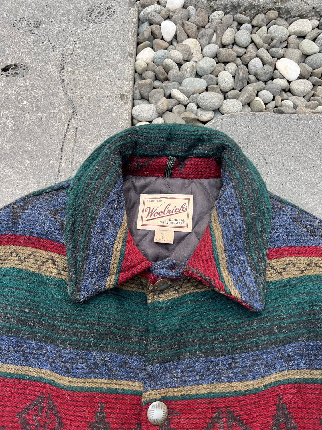 90s WOOLRICH NATIVE AMERICAN 울리치 블랭킷울자켓 상품이미지7