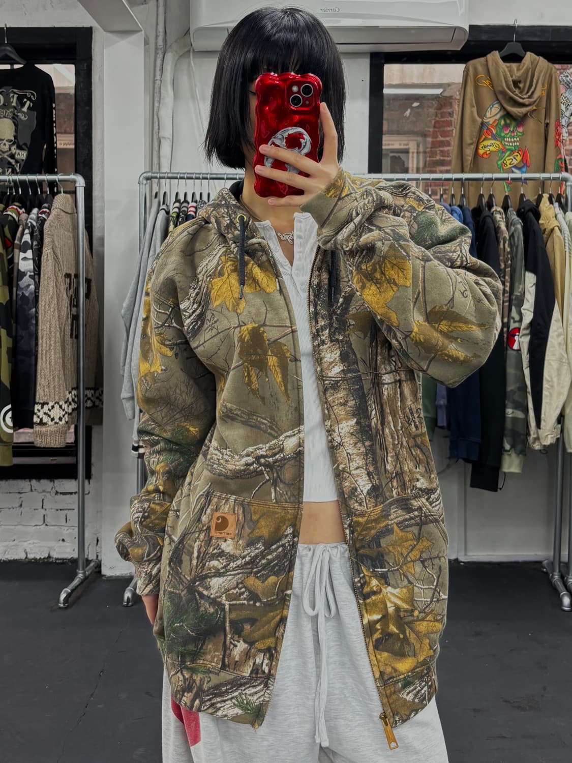 칼하트 리얼트리 후드집업 상품이미지2