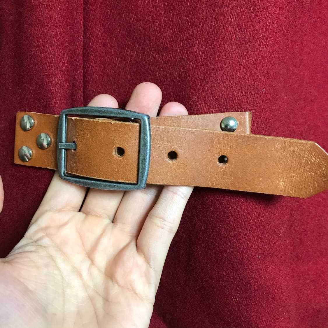 쇼트 90s 벨티드 더플코트 상품이미지3