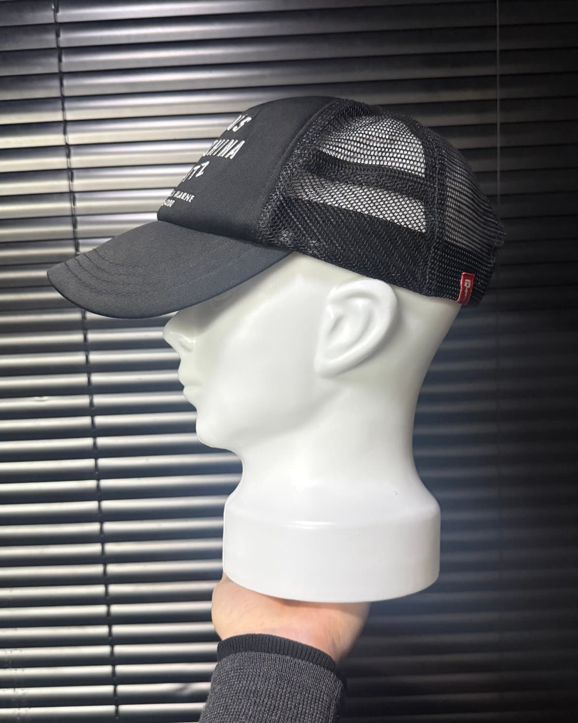 데우스 엑스 마키나 비아리츠 블랙 검정 트러커 볼캡 모자 모터사이클   상품이미지2