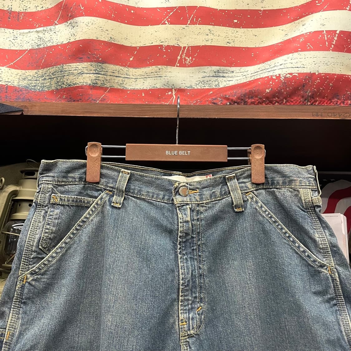 Levis 리바이스 데님 페인터 포켓 워크 카펜터 반바지 데님 쇼츠 팬츠 상품이미지3