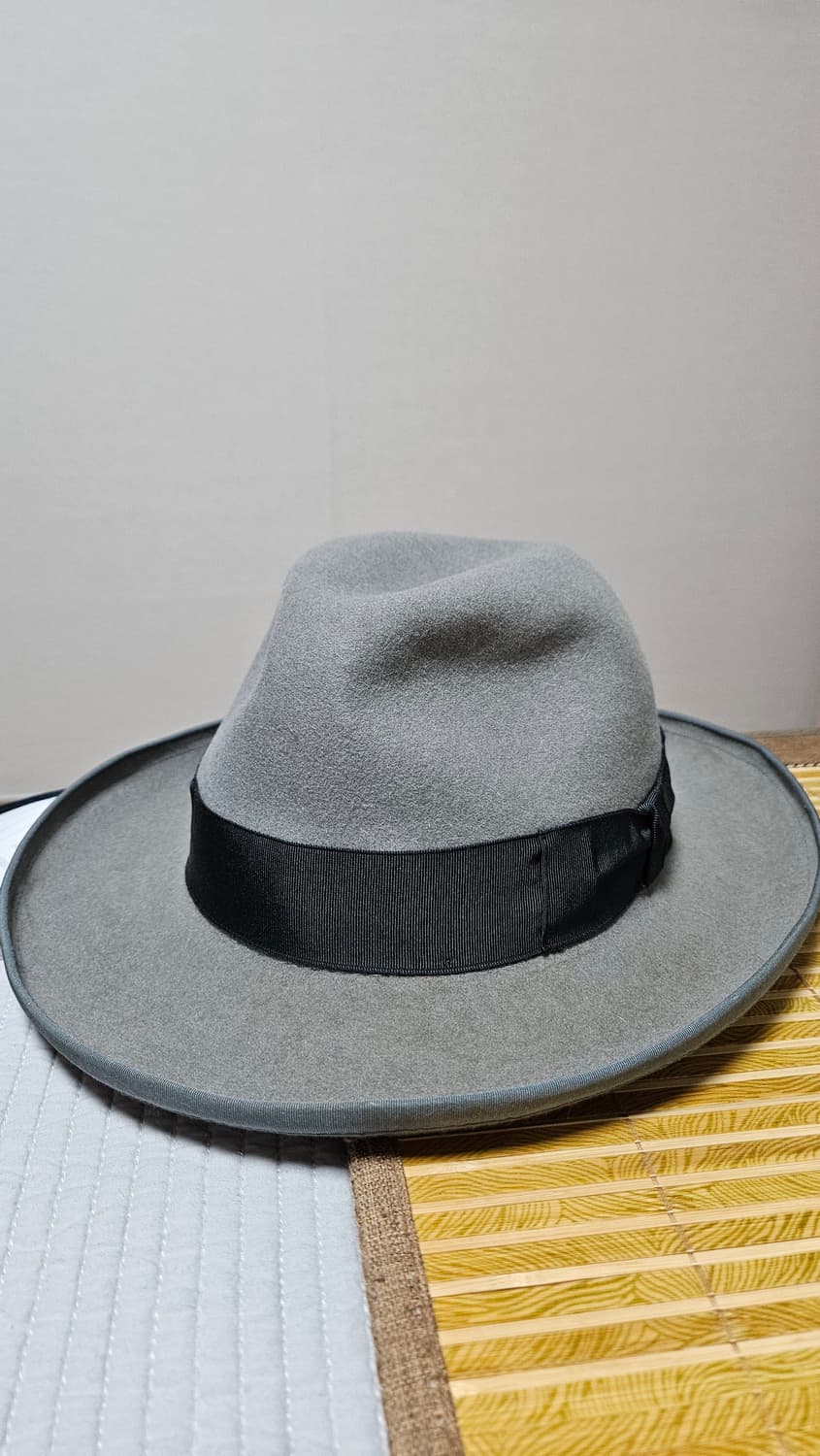 바르비지오 Barbisio 그레이 페도라 59 Large 상품이미지2