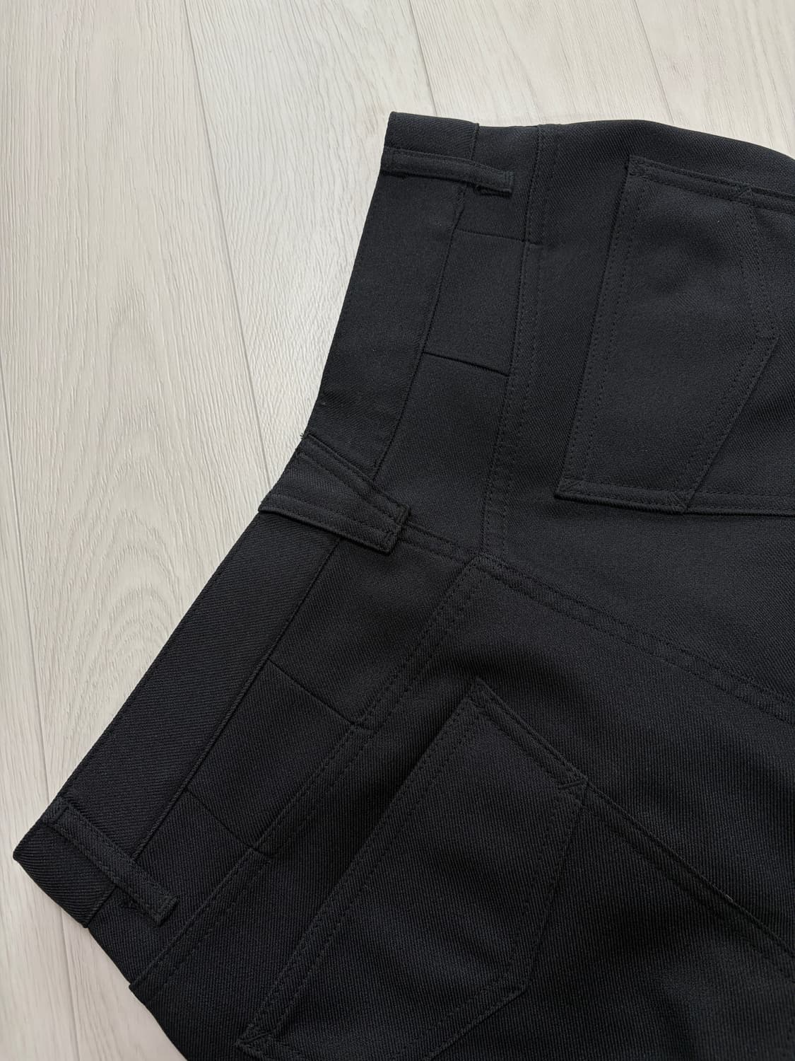 S) 니들스 SS25 폴리 트윌 부츠컷 팬츠 블랙 상품이미지4