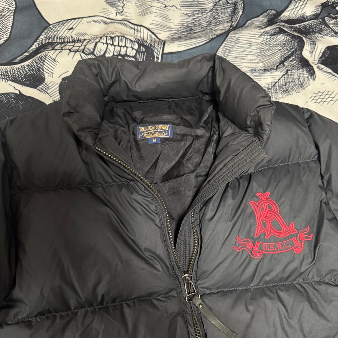 폴로 진스 엠브로이드 덕다운 패딩 M사이즈  상품이미지3