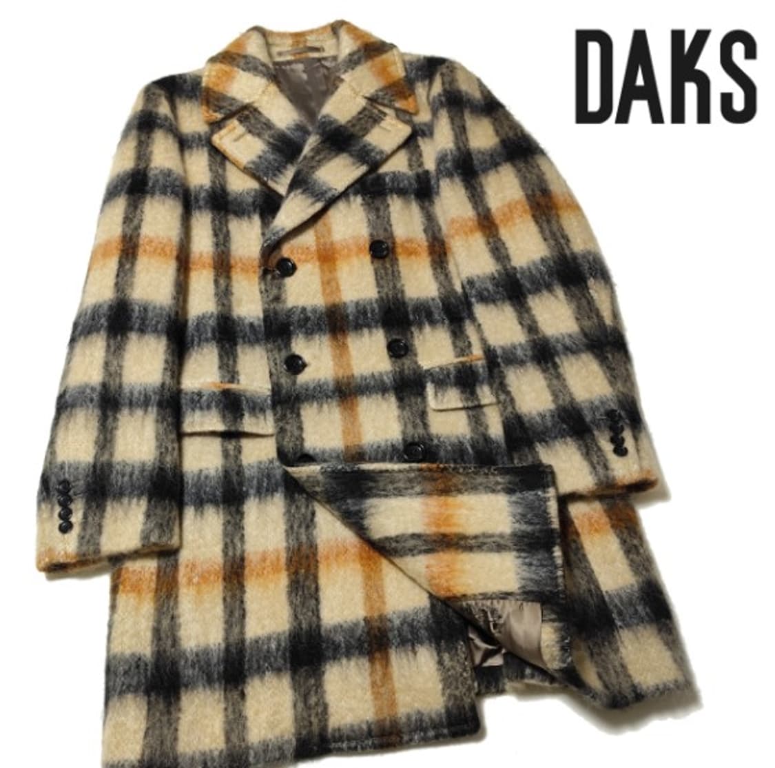 DAKS 남성 울 롱코트 상품이미지1