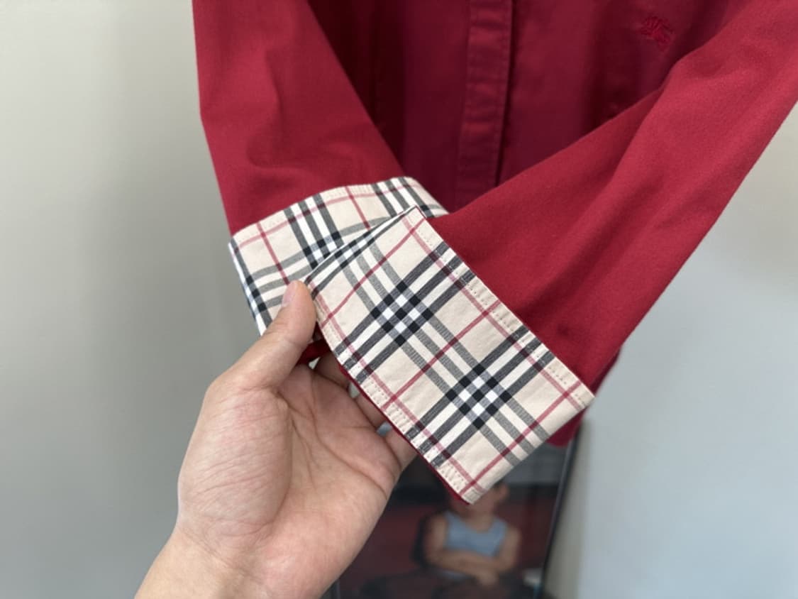 Burberry 슬림 셔츠 (L) 상품이미지7