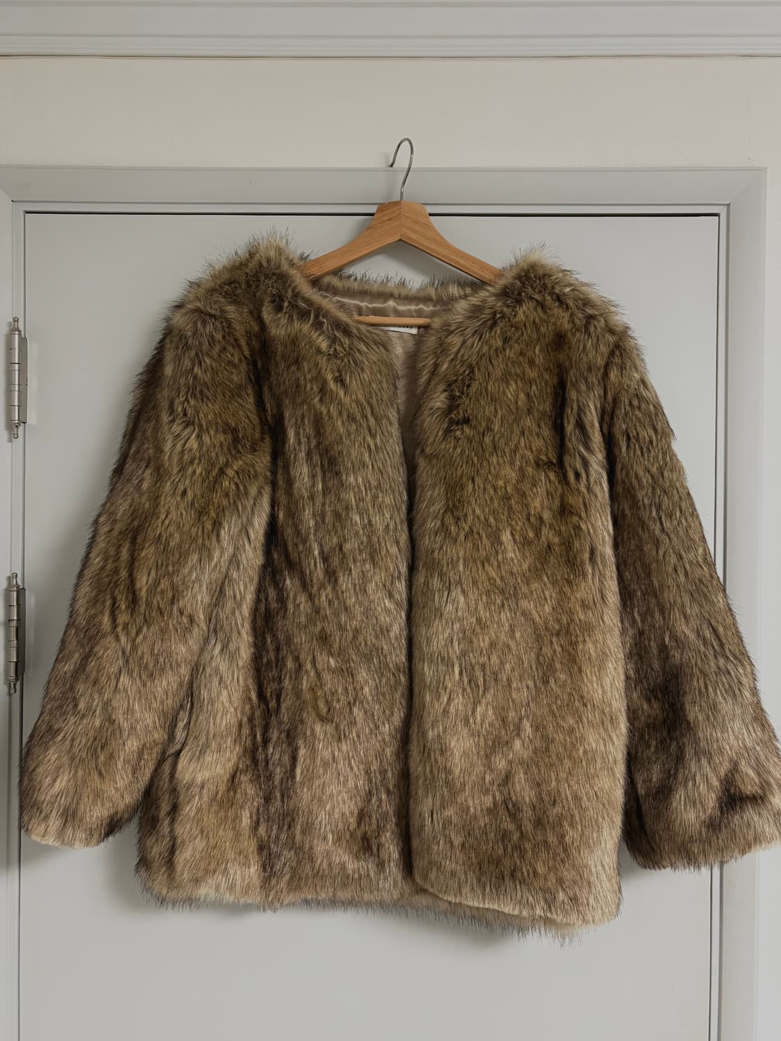 [새상품] 노카라 브라운 퍼 자켓 상품이미지7