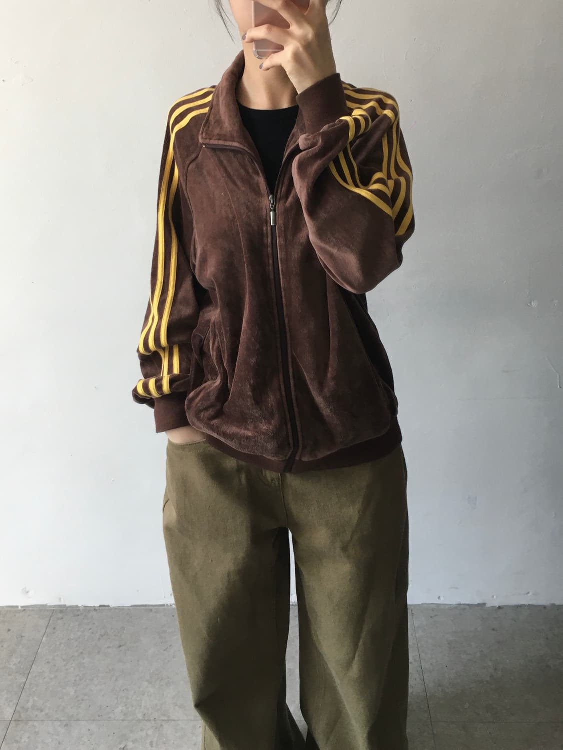 아디다스 사이드라인 벨루어 져지 상품이미지1