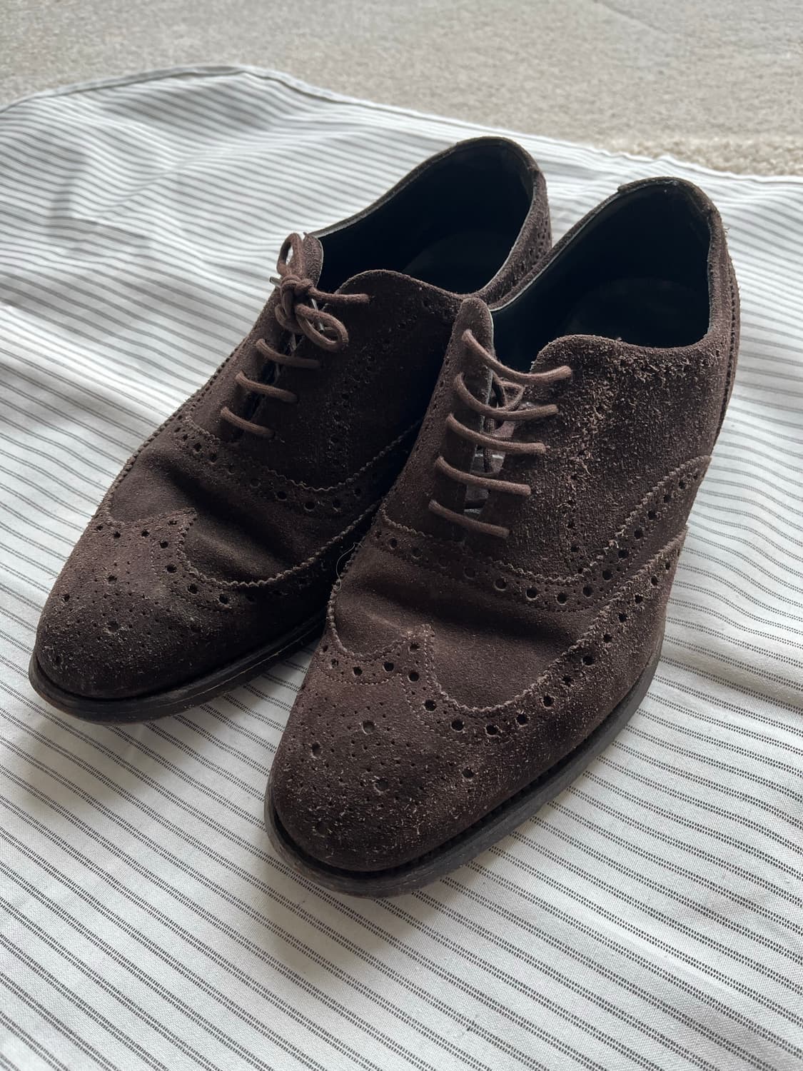 로크 옥스포드 스웨이드 윙팁 (260-265) 상품이미지4